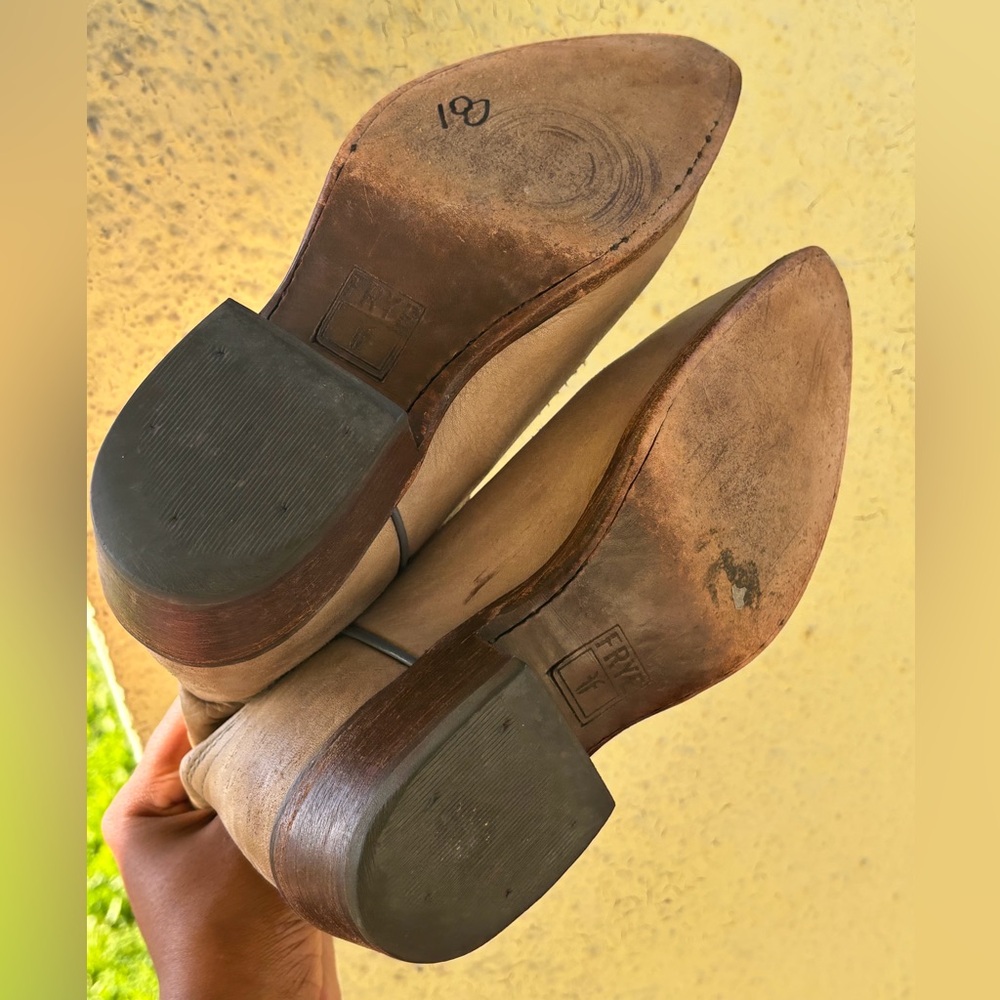 FRYE Billy Short Distressed Boots - Picture 4 of 6